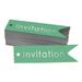 Inkdotpot Invitation Party Bottle Tag Real Silver Foil Favor Hang Tags Pack Of 50