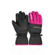 Skihandschuhe REUSCH "Alan Junior" Gr. 4, pink (pink, schwarz) Kinder Handschuhe Accessoires