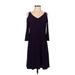 J.B.S. Casual Dress: Purple Dresses - Women's Size Small
