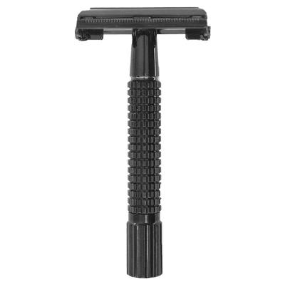 Golddachs Doppelklingen-Rasierer, schwarz glänzend 1 pc. Image