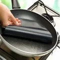 Feuille de revêtement en polymère antiadhésif réutilisable tapis de cuisson rond outil de cuisson