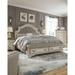 Signature Design by Ashley Realyn Chipped White Upholstered Bed with Storage