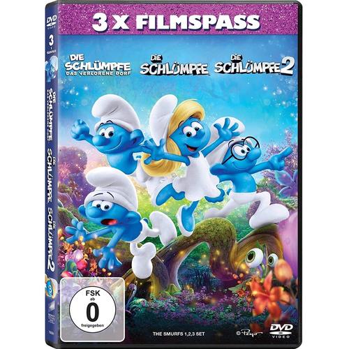Die Schlümpfe - Das Verlorene Dorf / Die Schlümpfe / Die Schlümpfe 2 (DVD)