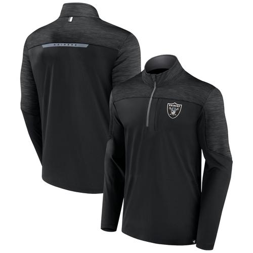 Las Vegas Raiders Defender Streaky Poly Quarter-Zip - Mens