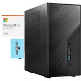 ASrock X300W Gaming Mini Desktop (AMD Ryzen 5 5600G 6-Core AMD Radeon 32GB RAM 1TB PCIe SSD + 1TB HDD (2.5) USB 3.2 Win 11 Home) with Microsoft 365 Personal Dockztorm Hub