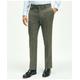 Brooks Brothers Men's Slim Fit Wool Twill Prince Of Wales Suit Pants | Blue/Brown | Size 36 30