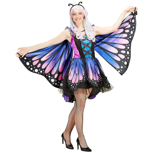 Schmetterling-Kostüm Fantasia für Damen, lila/blau