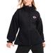 Women's DKNY Sport Black Kansas City Chiefs Drew Mixed Media Full-Zip Jacket