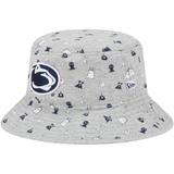 Toddler New Era Heather Gray Penn State Nittany Lions Critter Bucket Hat