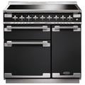 Rangemaster ELS90EICB/ Elise 90cm Electric Induction Range Cooker - Charcoal Black