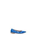 TON GOUT Ballerina donna blu in pelle