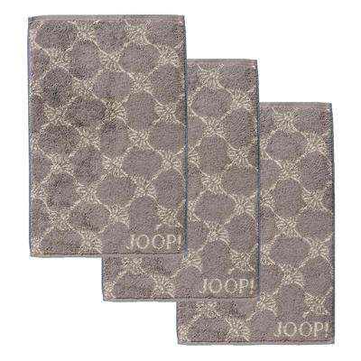 JOOP! Gästetuch 3er Pack 'Classic Frottier' Baumwolle Braun Cornflower Image