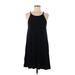 Old Navy Casual Dress - A-Line Scoop Neck Sleeveless: Black Print Dresses - Women's Size Medium Petite