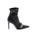 Zara Boots: Black Solid Shoes - Women's Size 38 - Pointed Toe