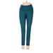 ABS2B Fitness Apparel Yoga Pants - High Rise: Teal Activewear - Women's Size Small