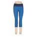 Reebok Active Pants - Mid/Reg Rise: Blue Activewear - Women's Size Large