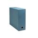 Exacompta 89603E Transferbox Office By Me 9 cm Rückenbreite DIN A4 mit aufgeklebtem Rückenschild ideale Transportbox und perfekt geeignet für die sichere Aufbewahrung Ihrer Ordner Farbe Entenblau
