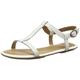 Clarks Risi Hop, Damen Slingback Sandalen, Weiß (White Leather), 35.5 EU (3 Damen UK)