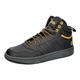 adidas Men's Hoops 3.0 Mid Lifestyle Basketball Classic Fur Lining Winterized Shoes Sneakers, core Black/core Black/preloved Yellow, 7.5 UK
