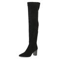 CAPRICE Women's 9-25521-41 Heeled Boots, Black Met Comb, 7.5 UK