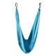 Yoga Swing Set, Aerial Hammock, Inversion Swing Sling Hammock with Hammock Ceiling Mount for Indoor Outdoor Aerial Yoga Fitness Hanging Straps(blue)