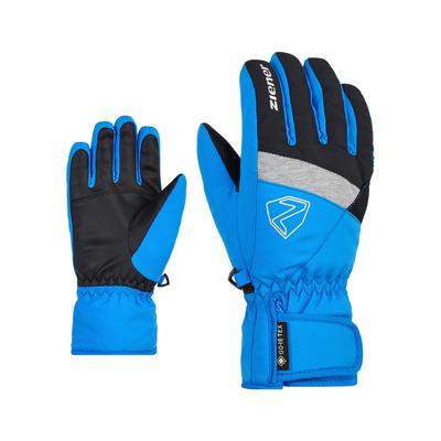 Skihandschuhe ZIENER "LEIF GTX", Kinder, Gr. 5,5, blau, Kunstfaser, Handschuhe Image