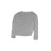 Zella Pullover Sweater: Gray Marled Tops - Kids Girl's Size 8