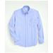 Brooks Brothers Men's Portuguese Flannel Polo Button Down Collar Shirt | Light Blue | Size Large