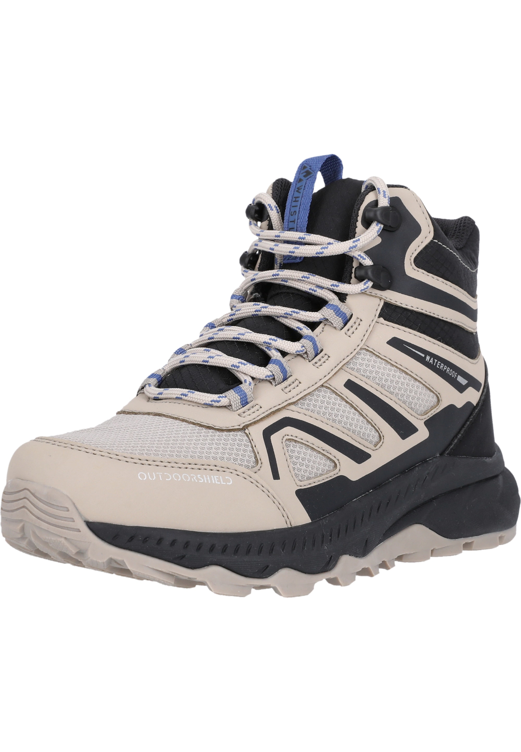 Stiefel WHISTLER "Niament", Damen, Gr. 40, grau (taupe), Kunstfaser, Polyurethane, Schuhe Stiefel, mit wasserdichter Eigenschaft