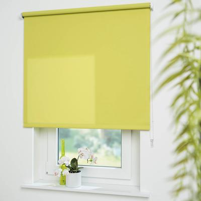 Seitenzugrollo LIEDECO "Uni" Gr. 1, grün (grün, bitte auswählen), B:212cm H:180cm, Kunststoff, Metall, Polyester, Rollos, Welle 36 mm stabiler Kettenzug Image