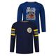 Langarmshirt SALT AND PEPPER "Firefighter" Gr. 116, blau (dunkelblau, blau) Jungen Shirts Langarm