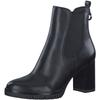 Chelseaboots TAMARIS, Damen, Gr. 38, schwarz, Lederimitat, Elastischer Einsatz, unifarben, elegant, Schuhe, mit beidseitigen Stretcheinsatz