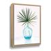 Bay Isle Home™ 'Statement Palms I v2' - Print on Canvas in White | 48" H x 36" W x 2" D | Wayfair 9BEF2493A5BA4F0BA2B1ABC75480C318