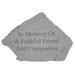 Arlmont & Co. Krustyo Garden Stone Stone in Gray | 11 H x 8 W x 1.5 D in | Wayfair CA08E60E145B4524B516675E08405658