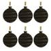 Hamutal The Holiday Aisle® Ball Ornament Glass in Black | 4 H x 4 W x 4 D in | Wayfair C92489D2C32749DB96A7B3511A442A34