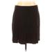 Simply Vera Vera Wang Casual Skirt: Black Print Bottoms - Women's Size X-Large