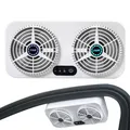 Ventilateur d'extraction de voiture à énergie solaire USB économie d'énergie purificateur d'air