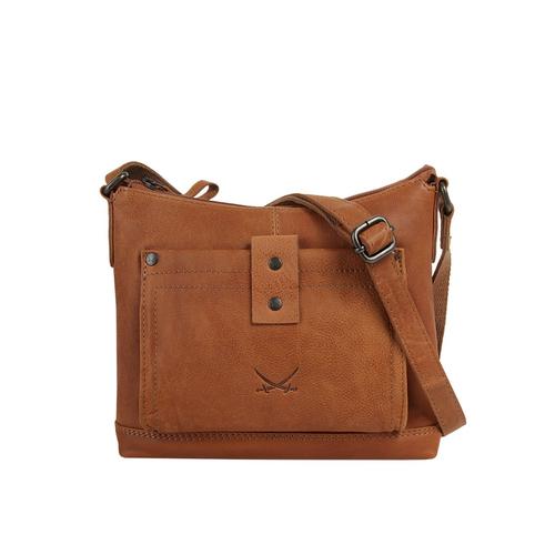 Sansibar Umhängetasche Damen cognac, ONE SIZE