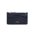 Perla Logo Plaque Embossed Wallet