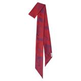 Red Rose Silk Twilly Scarf