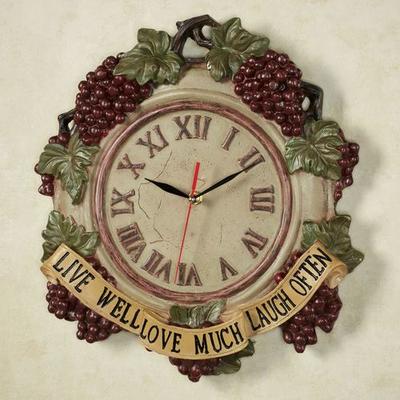 Live Love Laugh Wall Clock Port Small, Small, Port