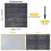 3D Wall Panels Peel for Bedroom Faux Stone Self-Adhesive Wallpaper Black