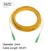 1Pcs Single-Mode Simplex Fiber Optic Patch Cable LSZH SC/APC to SC/APC