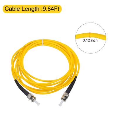 Single-mode Simplex Fiber Optic Patch Cable ST to ST