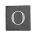 Personalized Letter Square Slate Coaster - 1 piece