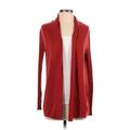 Ann Taylor LOFT Cardigan Sweater: Red Sweaters & Sweatshirts - Women's Size 2X-Small