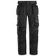 Snickers Workwear Herren Allroundwork Stretch Loose Fit funktioniert mit Holstertaschen Arbeitshose, schwarz/schwarz, 32 W / 32 L