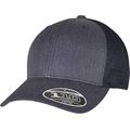 Flexfit Unisex-Adult 110 Melange Trucker Baseball Cap, Heather/Navy, Einheitsgröße