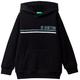 United Colors of Benetton Kinder und Jugendliche C/CAPP. M/L 3J68C202m Kapuzenpullover, Nero 100, 170 cm