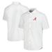 Men's Tommy Bahama White Alabama Crimson Tide Coconut Point Palm Vista IslandZone Camp Button-Up Shirt